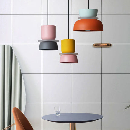 Macaron Pendant Light with Vibrant Nordic Design | Soft Illumination for Modern Home Decor