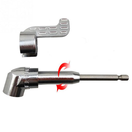 Drill Bit Extension Bar with Adjustable Length for Tight Spaces, Precision Drilling and Screw Driving Tool for Cabinet Backs and Corners