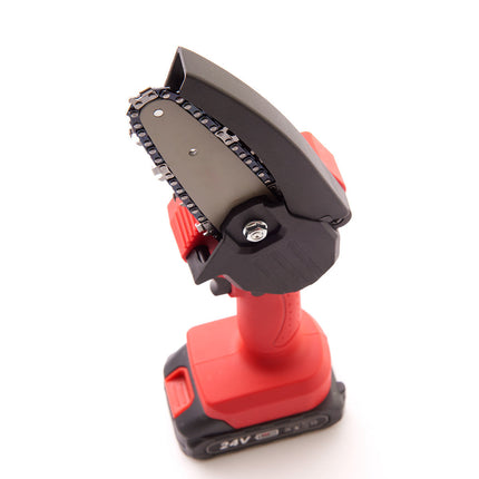 Mini Chainsaw with 550W Motor & 24V Battery | Portable Trimming Tool for Easy Yard Care