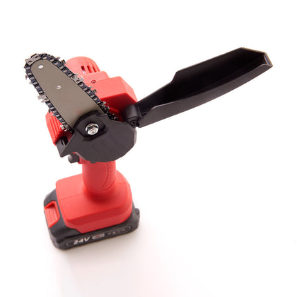 Mini Chainsaw with 550W Motor & 24V Battery | Portable Trimming Tool for Easy Yard Care