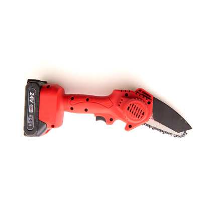 Mini Chainsaw with 550W Motor & 24V Battery | Portable Trimming Tool for Easy Yard Care