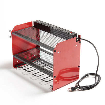 Wall-Mounted Tool Organizer with Built-In Power Station | Store 4 Drills & Accessories for Garage Efficiency