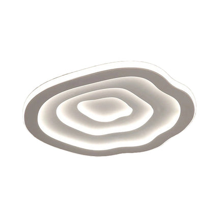 Ripple LED Ceiling Lamp with Integrated LED Light | Artistic Flush Mount Design for Soft Ambient Illumination