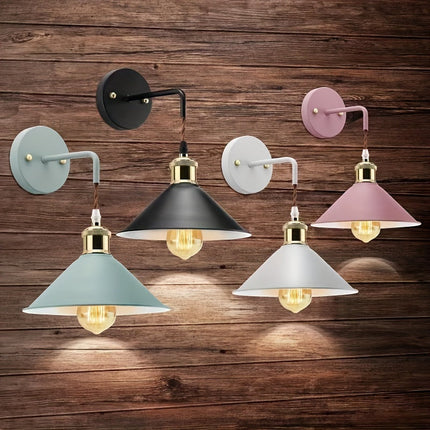 Modern Metal Wall Sconce with Oil-Rubbed Finish | Industrial Lighting Fixture for Bedrooms and Living Rooms