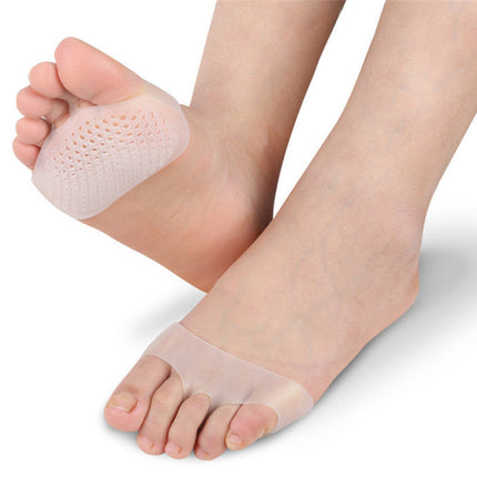 Gel Toe Cushion Pads, Soft Forefoot Cushions for Ball of Foot Comfort, Slim Inserts for Sneakers and Heels