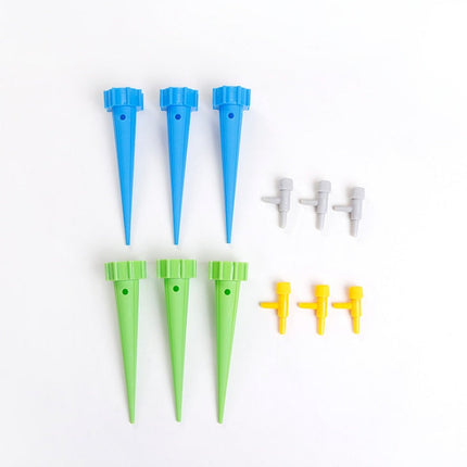 Plant Watering Spikes with Adjustable Control Valve, Bottle-Top Automatic Plant Waterer for Vacation and Daily Watering