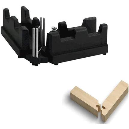 Mitre Measuring Cutting Tool, 2-in-1 Angle Finder and Saw Guide, 90 to 180 Degree Range with Locking Gears for DIY Jobs