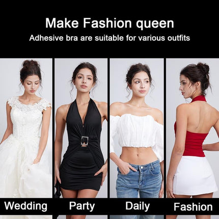 Adhesive Strapless Bra – image 7