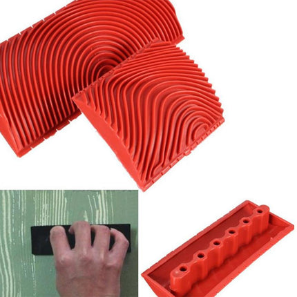 Woodgrain Texture Tool Set with Durable Ergonomic Handles | Versatile Kit for Precision and Comfort