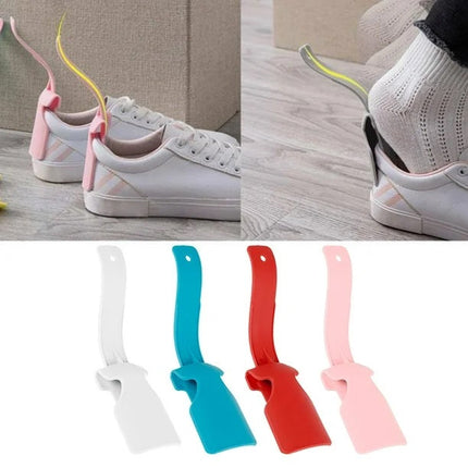 Long Handled Shoe Horn for Seniors, No Bend Dressing Aid for Standing Use and Limited Flexibility