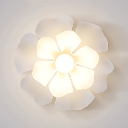 Rose Petal Ceiling Light with Elegant Floral Design | Soft Ambient Glow for Bedrooms and Hallways