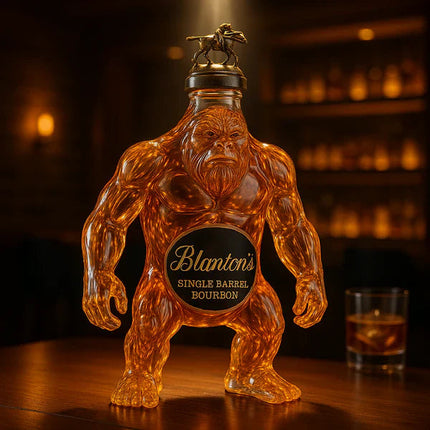 Bigfoot Liquor Bottle, Glass Whiskey Decanter 13 oz – image 4