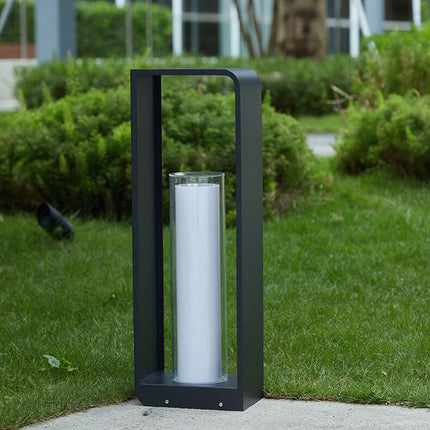 Modern Square Outdoor LED Light with Adjustable Colour Modes | Waterproof Solar and Wired Options for Stylish Illumination