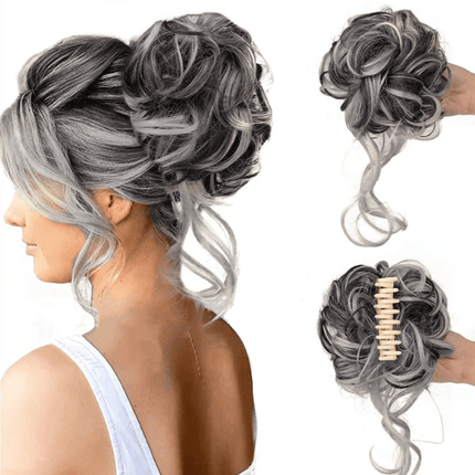 Messy Bun Hair Pieces – image 16