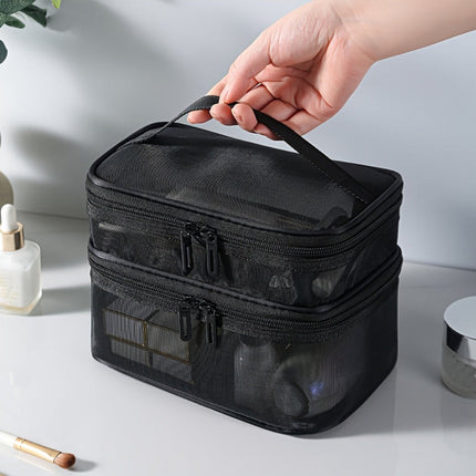 Travel Makeup Bag with Lightweight Design for Easy Organization | Multi-Purpose Storage Case for Skincare and Essentials