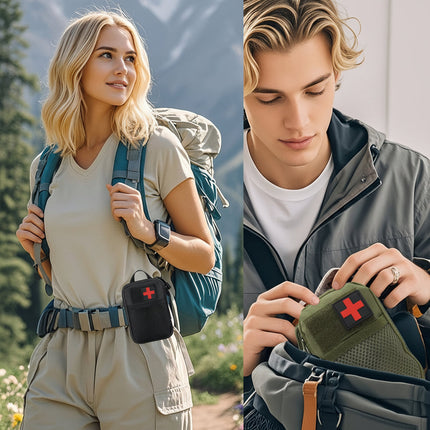 Emergency Survival Kit with First Aid Tools for Outdoor Safety | Portable Gear for Hiking and Camping