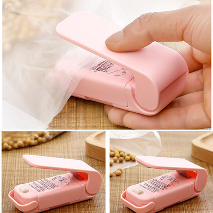 Mini Heat Sealer with Rechargeable Battery | Portable Kitchen Tool for Quick Sealing