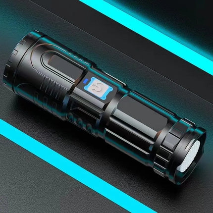 High-Power LED Flashlight with Adjustable Beam | Durable Design for Outdoor Use