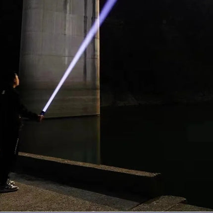 High-Power LED Flashlight with Adjustable Beam | Durable Design for Outdoor Use