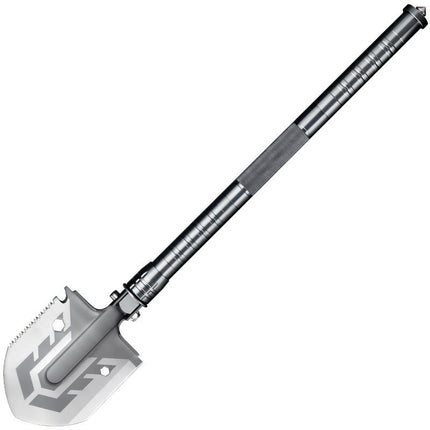 16-in-1 Tactical Camping Shovel, Stainless Steel Multi-Tool with Firestarter and Anti-Slip Handle for Survival Trips
