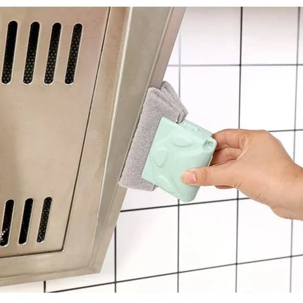 Window Groove Cleaning Brush Set with Ergonomic Handle | Efficient Tool for Hard-to-Reach Spaces