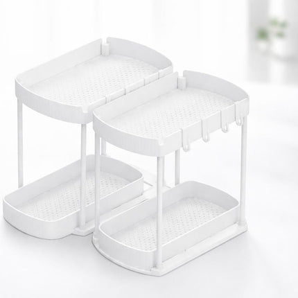 Under Sink Organizer Set with Pull-Out Drawers | Space-Saving Storage Solution for Kitchen and Bathroom