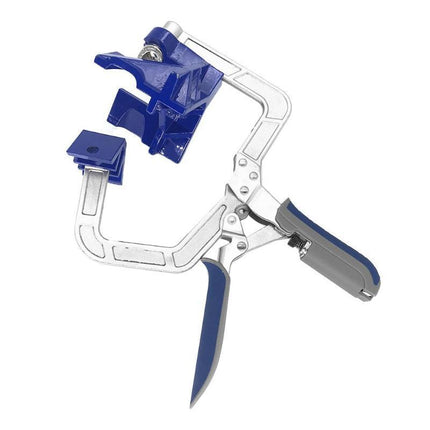 Heavy Duty Corner Clamp with Swing Jaw and Two-Way Rotation, Right Angle Clamp for Cabinet Making and DIY Assembly