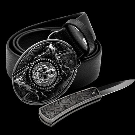 Self-Defense Belt with Hidden Knife Compartment | Discreet Protection Gear