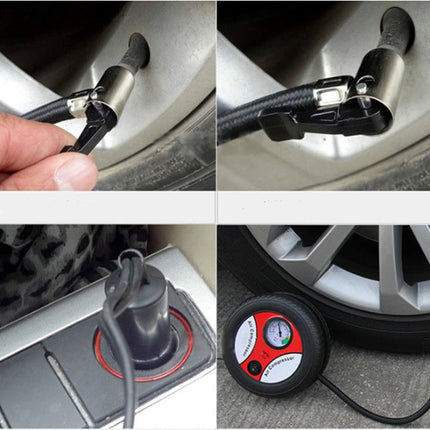 Portable Tire Air Pump with Digital Pressure Gauge | Compact Design for Quick Inflation