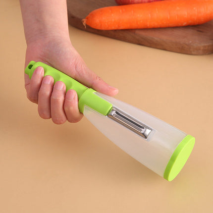Versatile Vegetable Peeler with Built-in Storage | Ergonomic Design for Effortless Vegetable Prep