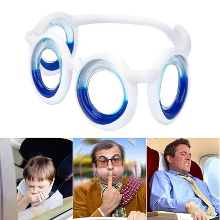 Motion Sickness Glasses for Travel, Lightweight Frame to Wear on Journeys, Packs in a Bag with Essentials