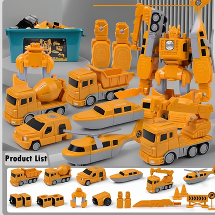Magnetic Building Blocks Vehicle Set for Kids | Easy-Snap Construction for Creative Learning and Skill Development
