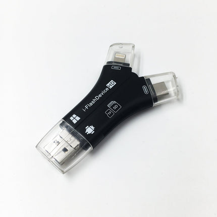 SD, MicroSD and TF Memory Card Reader with USB, USB C and Lightning Connectors, High Speed Adapter for iPhone, Android and Laptop, 3 Colors