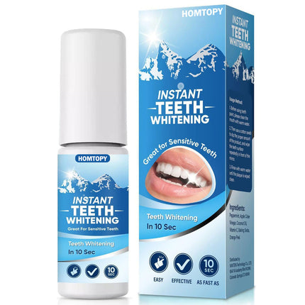 Teeth Whitener, Instant Teeth Whitening Polish for Coffee and Wine Stains, Peroxide Free Tooth Polish for Whiter Teeth