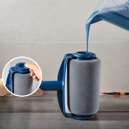 Refillable Paint Roller Brush with Ergonomic Handle | Smooth Finish for Effortless Painting