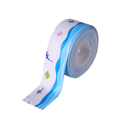 Waterproof Sealing Tape for Sink and Bathtub Corners, Self Adhesive Kitchen and Bath Seam Strip, 7 Patterns