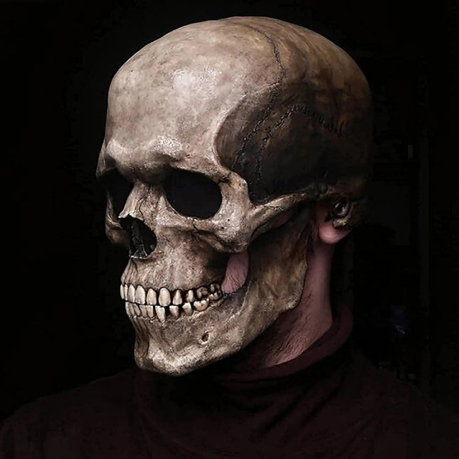 Scary Halloween Mask, Realistic Full Face Mask in Latex, Halloween Costume Mask for Party and Gothic Gatherings