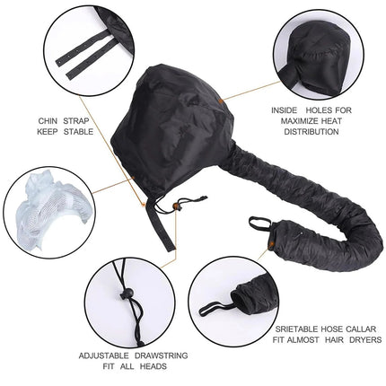 Hair Bonnet Dryer Cap for Curly Hair Drying – image 6