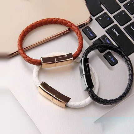 USB Charging Bracelet Cable with Durable Tangle-Free Design | Convenient Accessory for Fast Charging