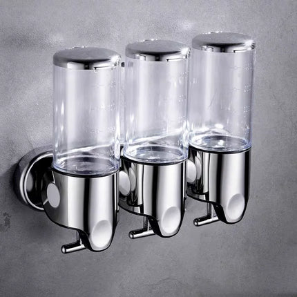 Wall-Mounted Shower Dispenser with Touchless Pump | Durable Design for Mess-Free Bathing