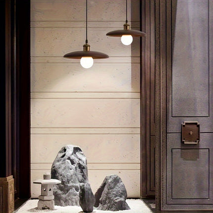 Solid Wood Pendant Light with Adjustable Suspension | Nordic Design for Soft Ambient Glow