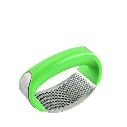 Garlic Press and Masher with Ergonomic Low Effort Design, Kitchen Garlic Crusher for Meal Prep