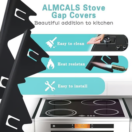 Adjustable Stove Gap Covers, Kitchen Gadgets – image 5