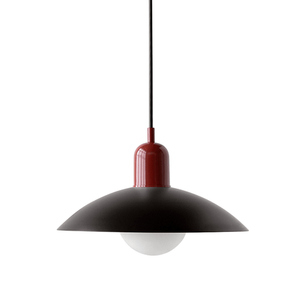 Bauhaus Pendant Light with Adjustable Height & Glossy Finish | Modern Colourful Ceiling Lamp for Dining Rooms and Kitchens
