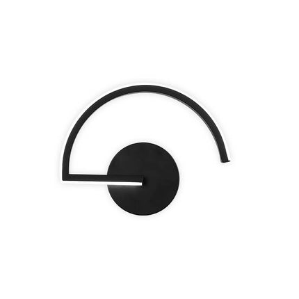 LED Wall Light with Modern Minimalist Arc Design | Ambient Halo Glow for Stylish Interiors