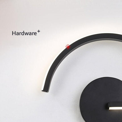 LED Wall Light with Modern Minimalist Arc Design | Ambient Halo Glow for Stylish Interiors