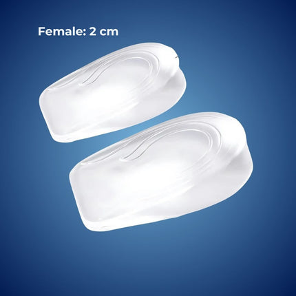 Gel Heel Lift Inserts for Men and Women, Shoe Lifts with Shock Absorbing Heel Cushion – image 6