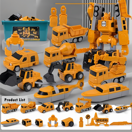 Magnetic Building Blocks Vehicle Set for Kids | Easy-Snap Construction for Creative Learning and Skill Development