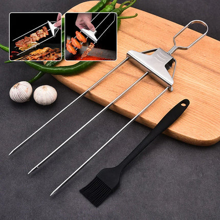 Kabob Skewers for Grilling, Vegetable Skewers and Grilling Accessories – image 15