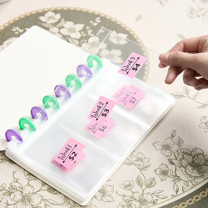 52-Week Savings Binder | Organized Tracking System for Effective Budgeting